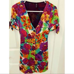 Zara trf Collection Floral Dress